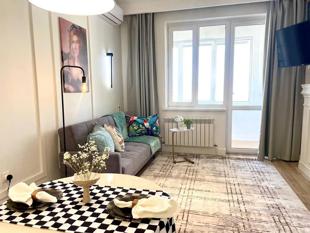 Apartmán R-House C Шикарным Видом На Горы Almaty Kazachstán